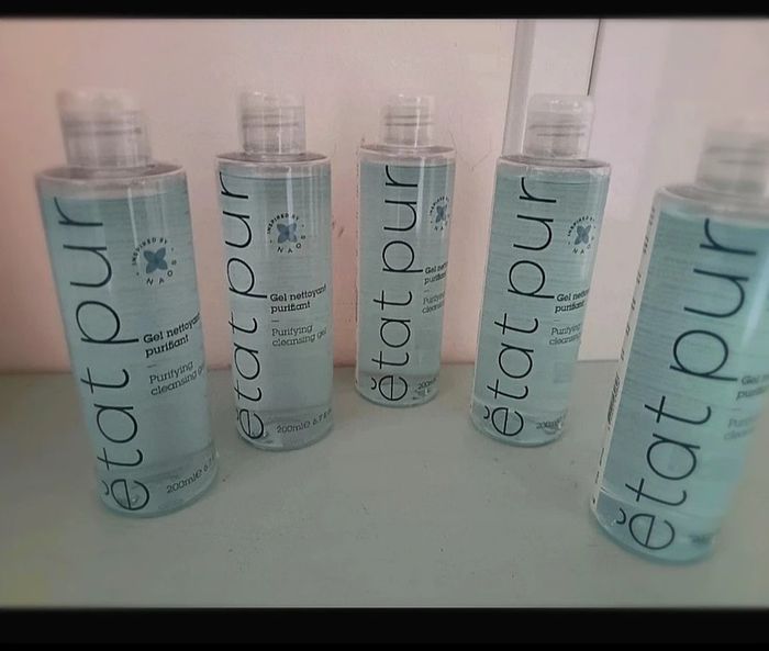 Lot 5 Gels nettoyant purifiant Vegan