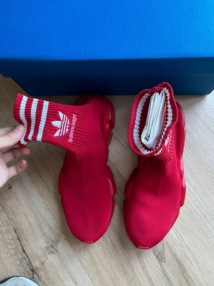 Balenciaga X Adidas Speed Traîner Red 38 - photo numéro 2