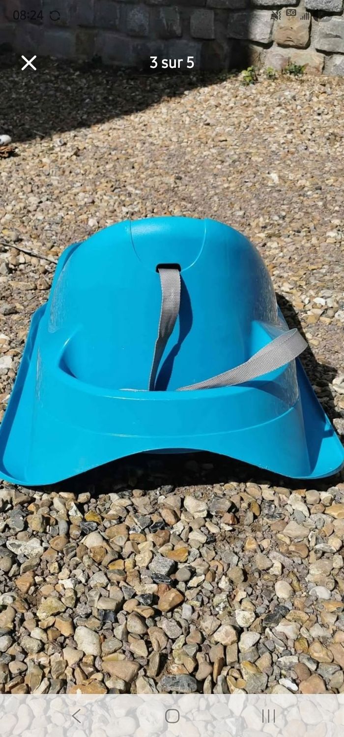 Luge bébé avec dossier très bon état - photo numéro 3