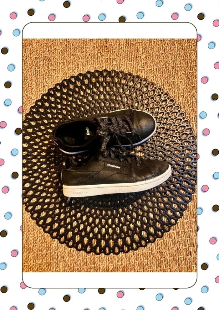 Baskets paillette noire