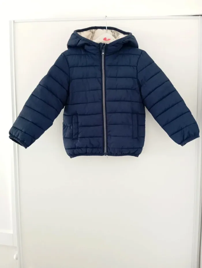 Doudoune bleu orchestra 3 ans