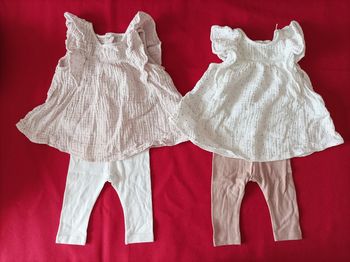 ensembles robes + legging  3 mois