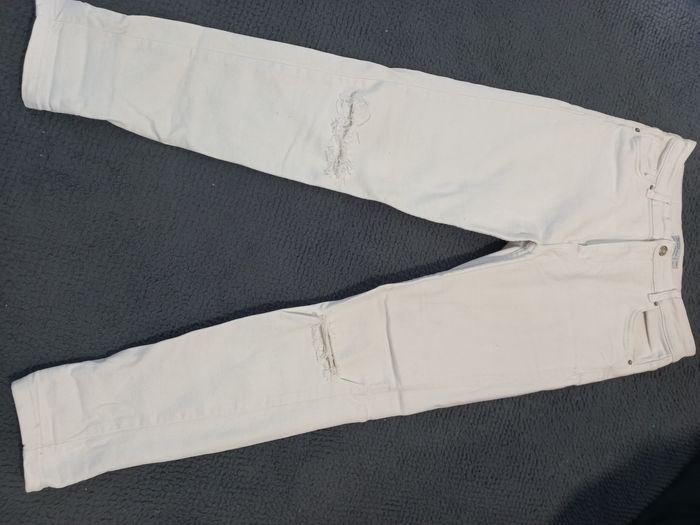 Pantalon femme blanc