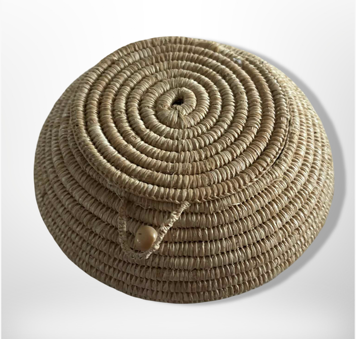 🌟 sublime petite boîte tressée main (panier) polyvalente déco boîte à bijoux , elle est superbe !