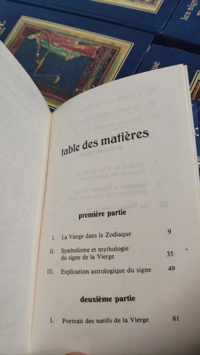 Lot 14 livres astrologie secrets techniques Colombet signes zodiaque Curcio - photo numéro 10