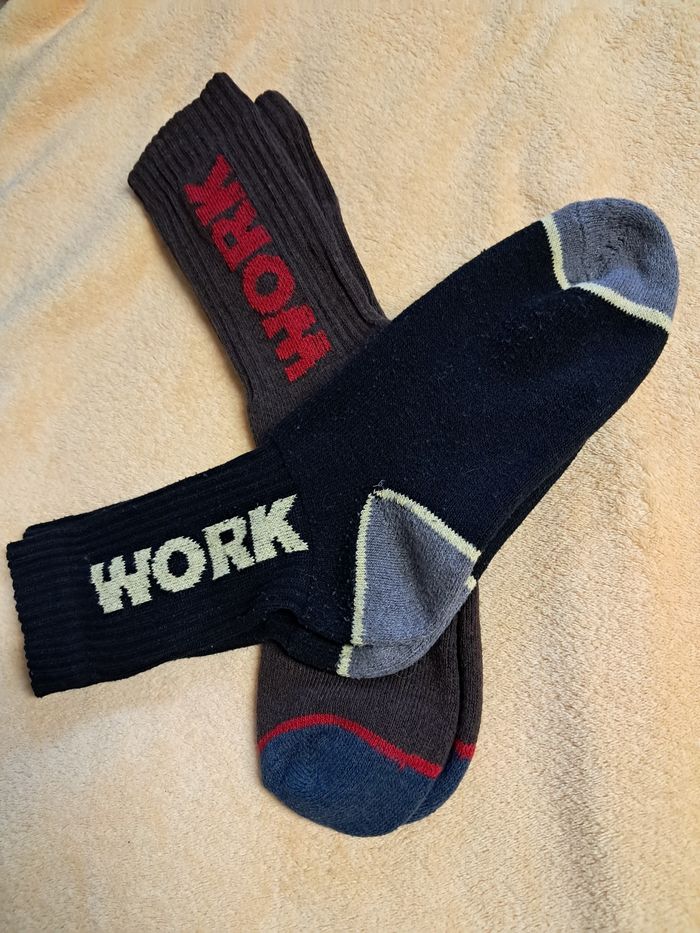 2 paires de chaussettes Work