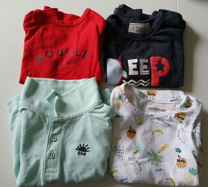 Lot tee-shirts 3 mois garçon