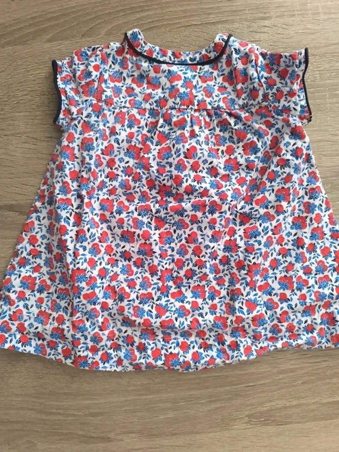 Robe fraise petit bateau 6 mois - photo numéro 2