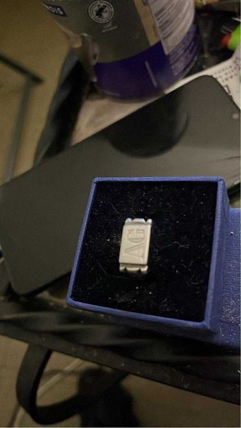 Vends chevalière en argent 