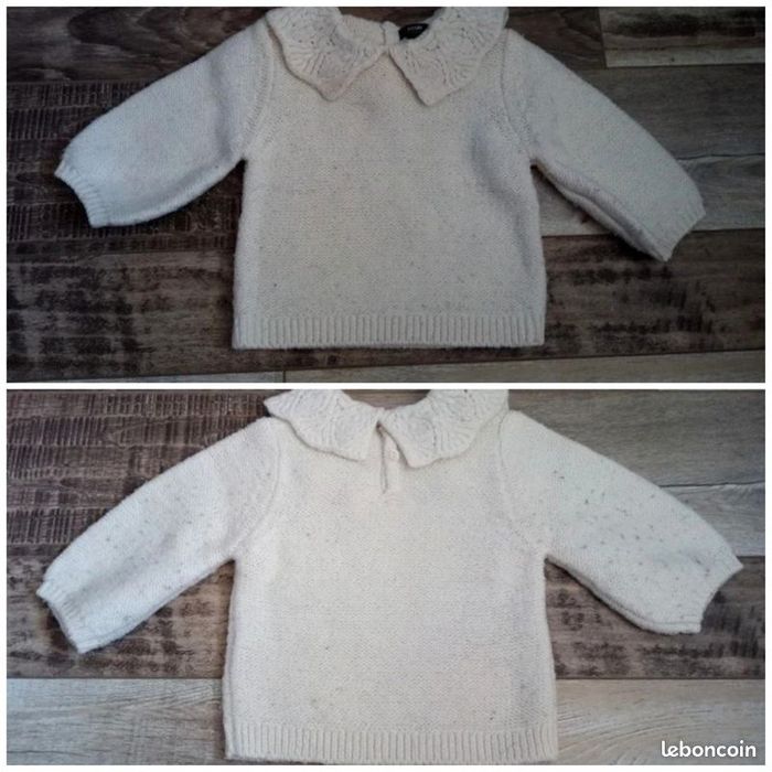Lot de pull fille taille 3 mois - photo numéro 5
