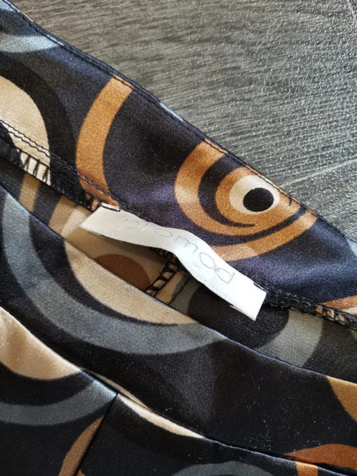 Tunique Promod gris foncé/marron taille M femme - photo numéro 3