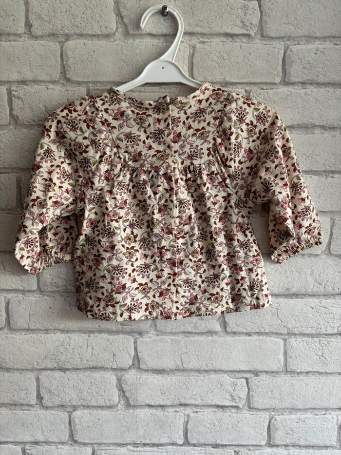 Blouse vertbaudet taille 9 mois neuf - photo numéro 2