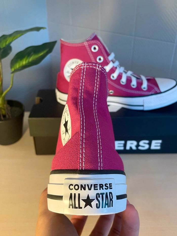Converse Chuck Taylor bordeaux / violet - photo numéro 6