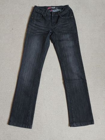 Jean slim noir chiné délavé 12 ans fille - LPC Girls