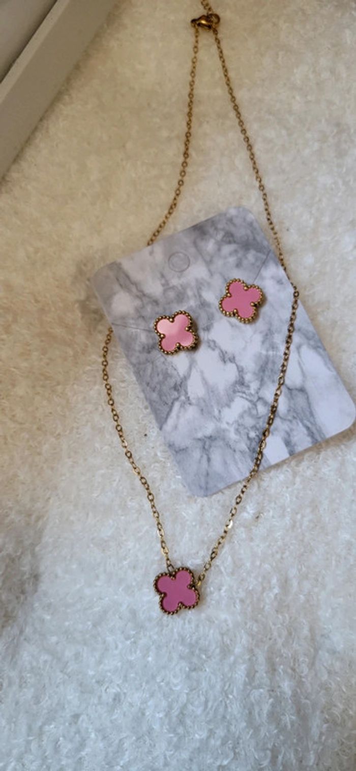 Parure trèfle neuve - photo numéro 5