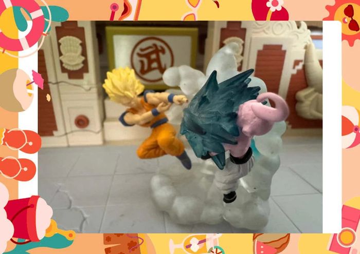 Dragon ball imagination goku super saiyan 3 et majin bu. - photo numéro 3