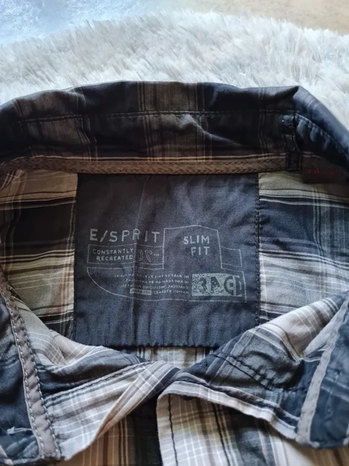chemise carreaux homme taille M - photo numéro 12