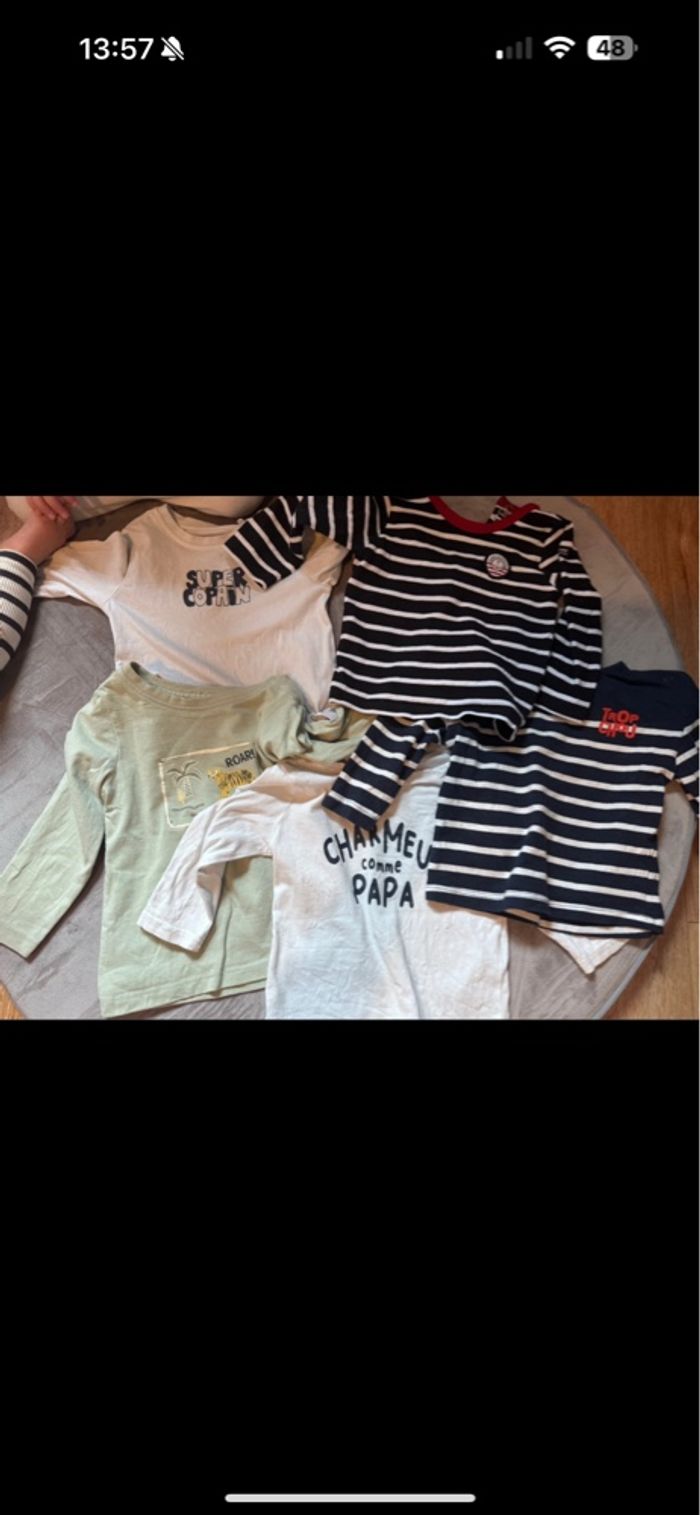 T-shirt manche longue garçon