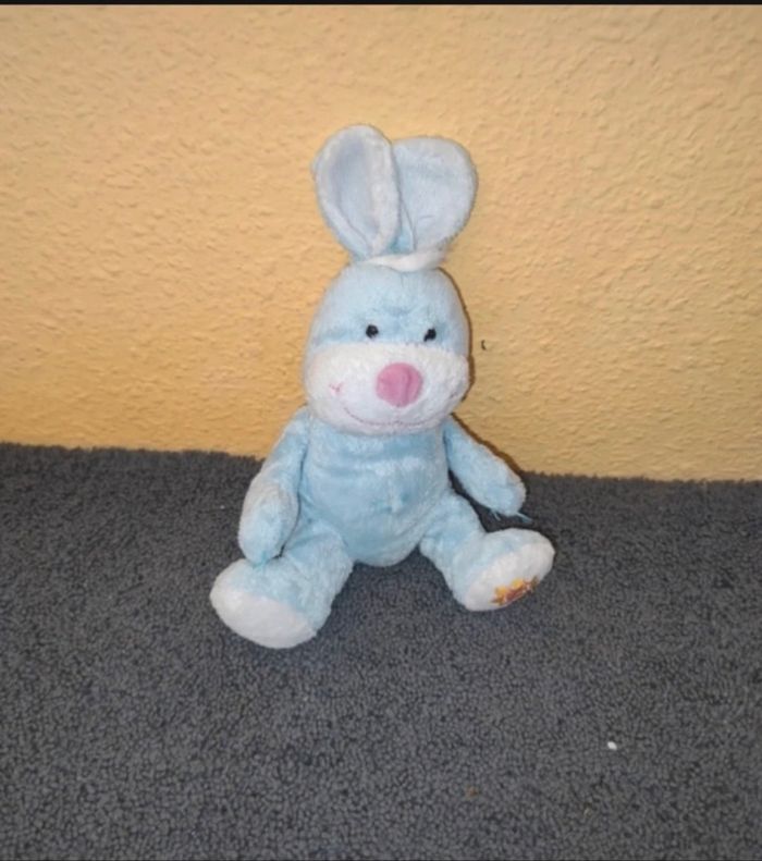 Peluche lapin bleu🧸