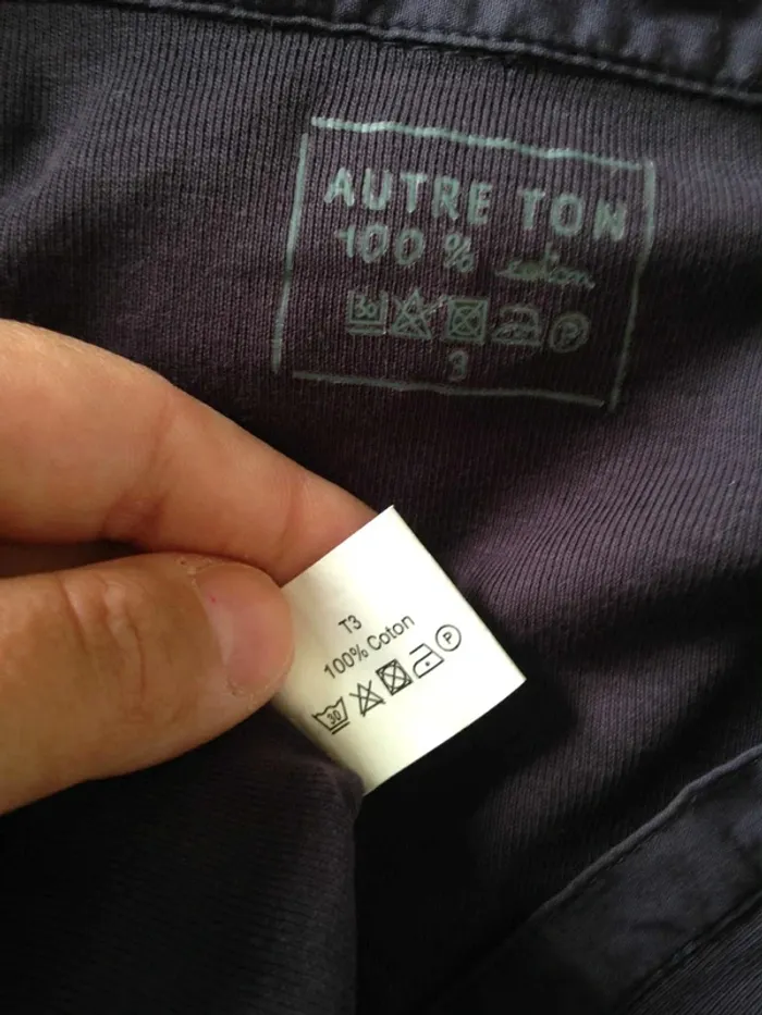 T-shirt col V chemise manches longues basic 40 Autre ton - photo numéro 7