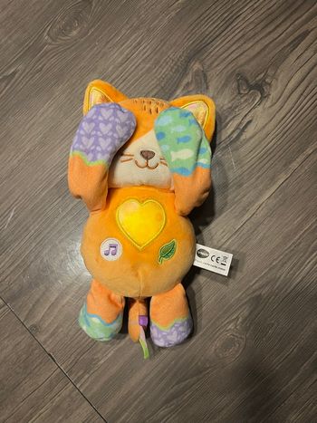 Peluche fripon cache cache chaton