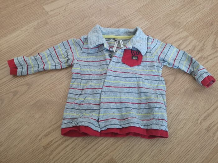 Polo manches longues bébé Orchestra 3 mois