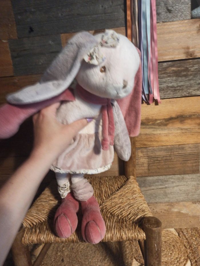 Peluche lapin grande Bibi bukowski tbe - photo numéro 4