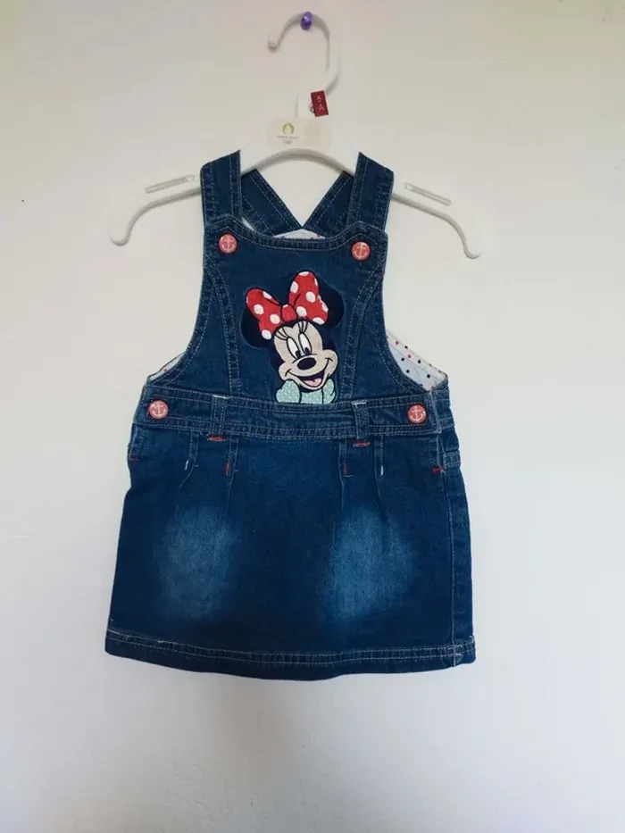 robe salopette Disney Minnie pour bébé fille 9 mois