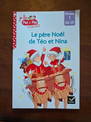 Livre GS CP Le père Noël de Téo et Nina