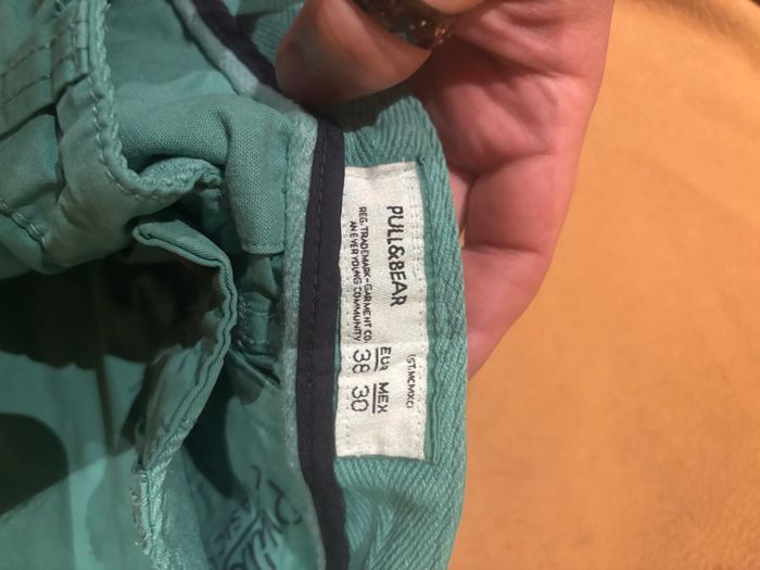 Pantalon vert Pull & Bear 38 - photo numéro 2
