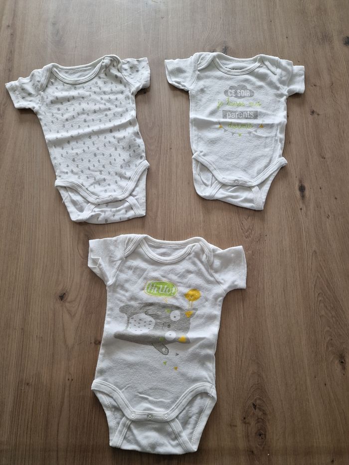 Lot de 3 bodys 3 mois