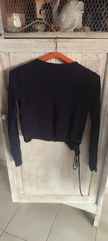 Cache coeur bleu marine