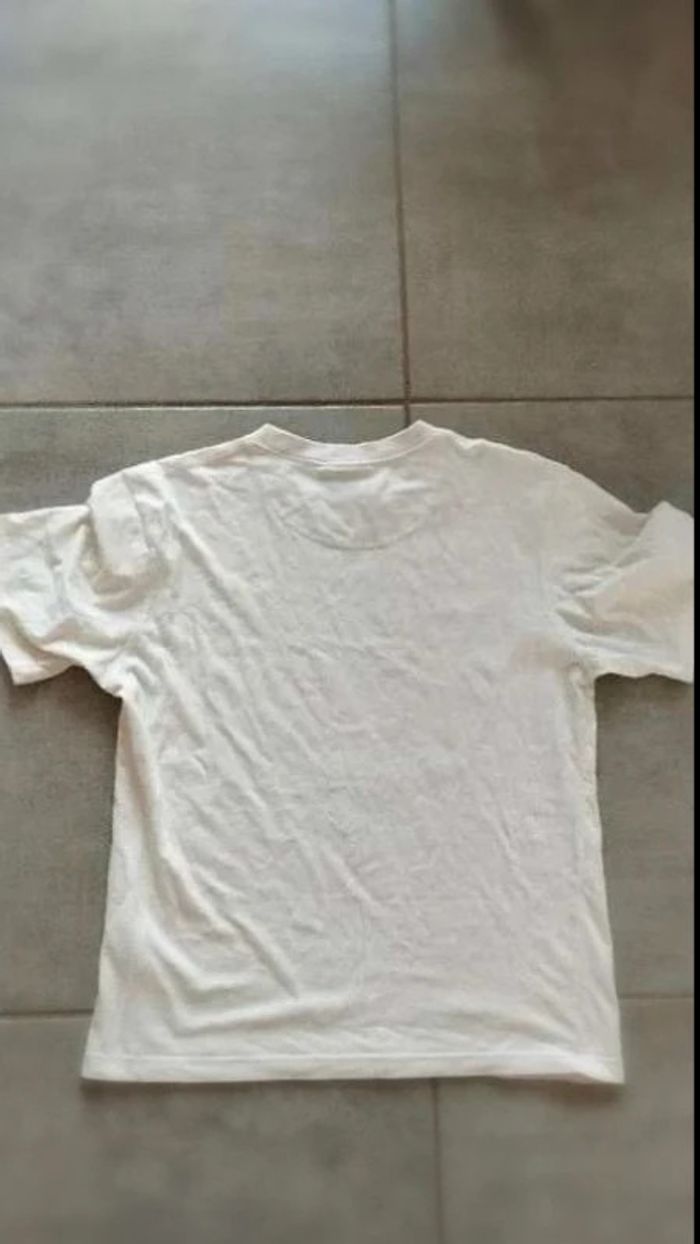 Tee-shirt homme crème avec  écritures - Taille  S, neuf  - 100%  coton excellent état - photo numéro 4