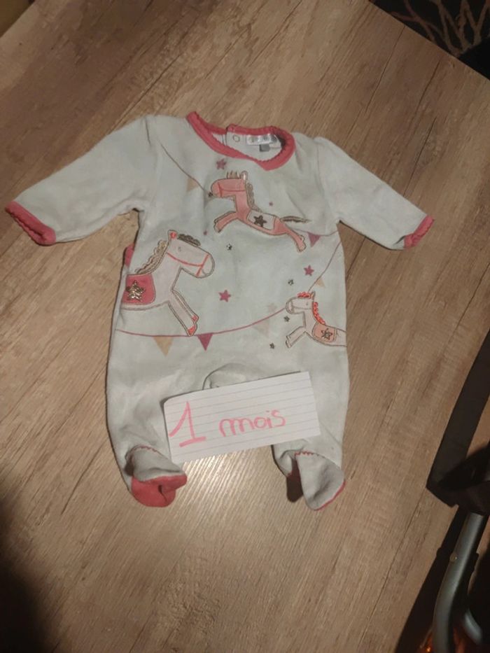 Pyjama/grenouillère velours