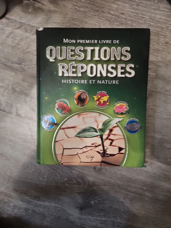 Livre mon premier questions réponses histoire et nature