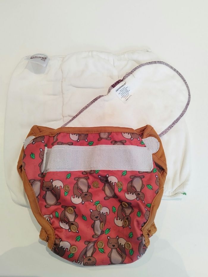 Couche lavable Bum Diapers et 2 inserts - photo numéro 2