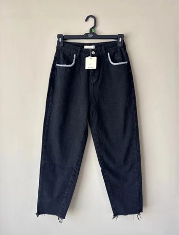 👖🌞Pantalon noir taille haute - L- neuf avec étiquette- Monique