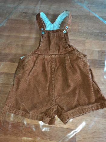 Salopette short 12 mois