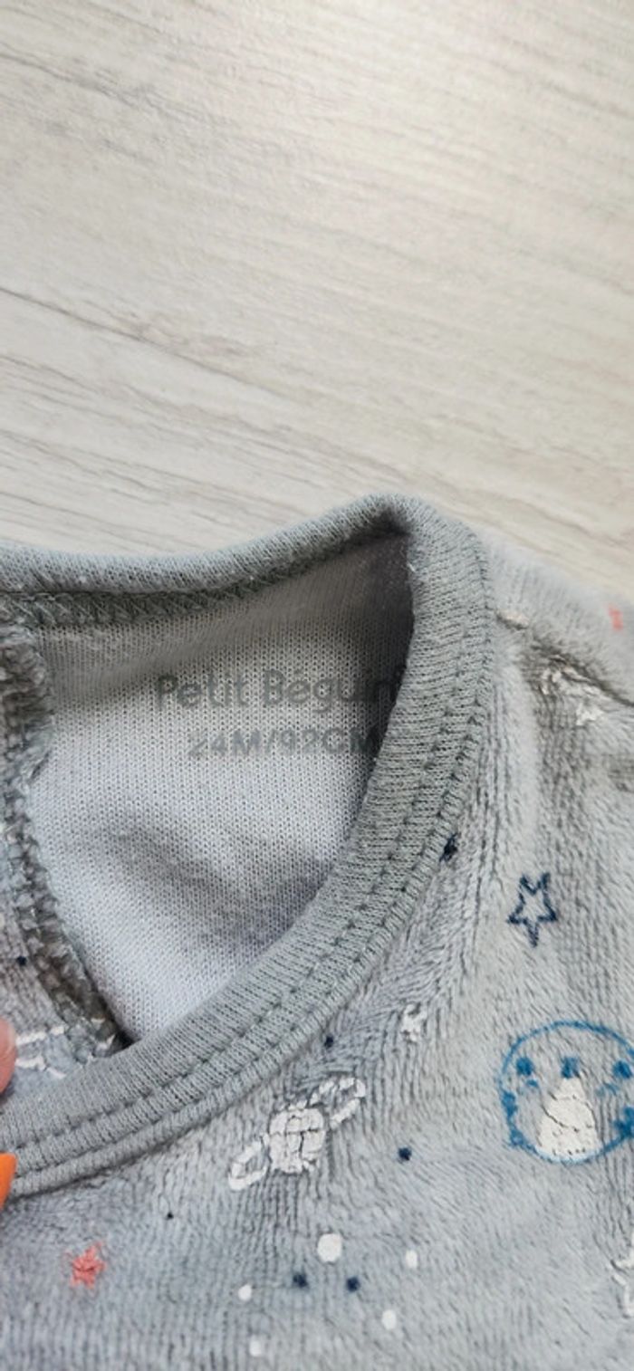 Pyjama bébé garçon 1 pièce 24 mois 92 cm - photo numéro 4