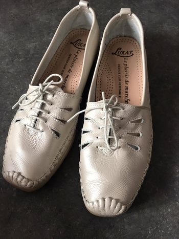 Chaussures femme Luxat pointure 42 couleur nacre