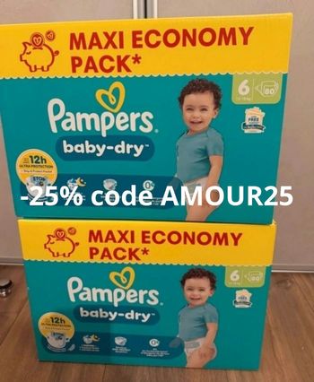 2 packs de 80 couches