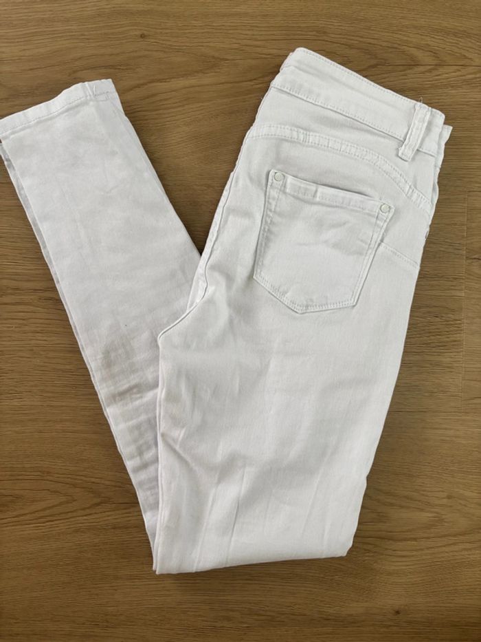 Pantalon toile blanc