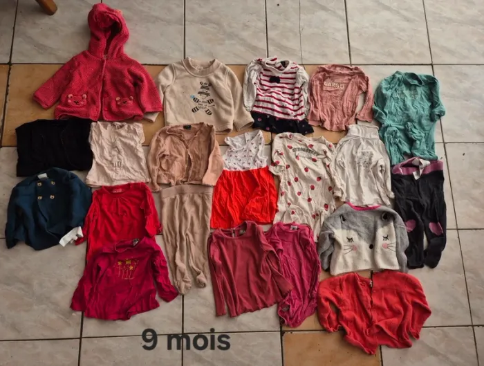 Vends vêtements bébé fille 9 mois (voir tarif) - photo numéro 5