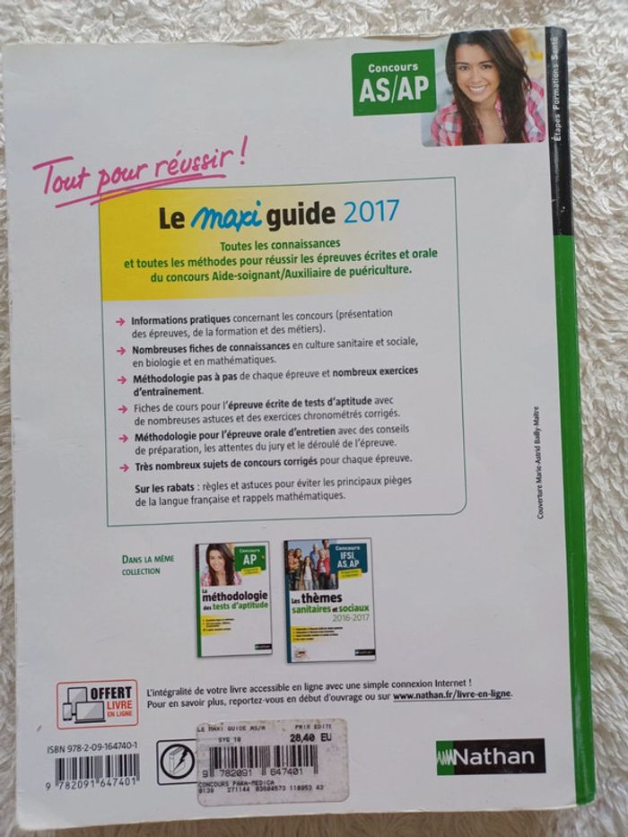 Livre concours AS/AP - photo numéro 2