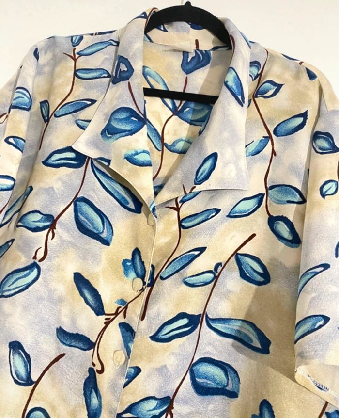 Chemise Vintage Imprimée Taille 46-48 - photo numéro 9