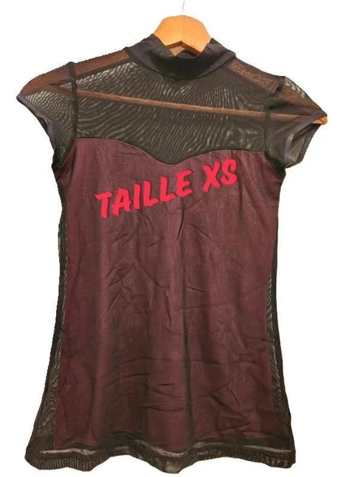 Tee shirt Doubler  Rose et Noir Pimkie 34/XS