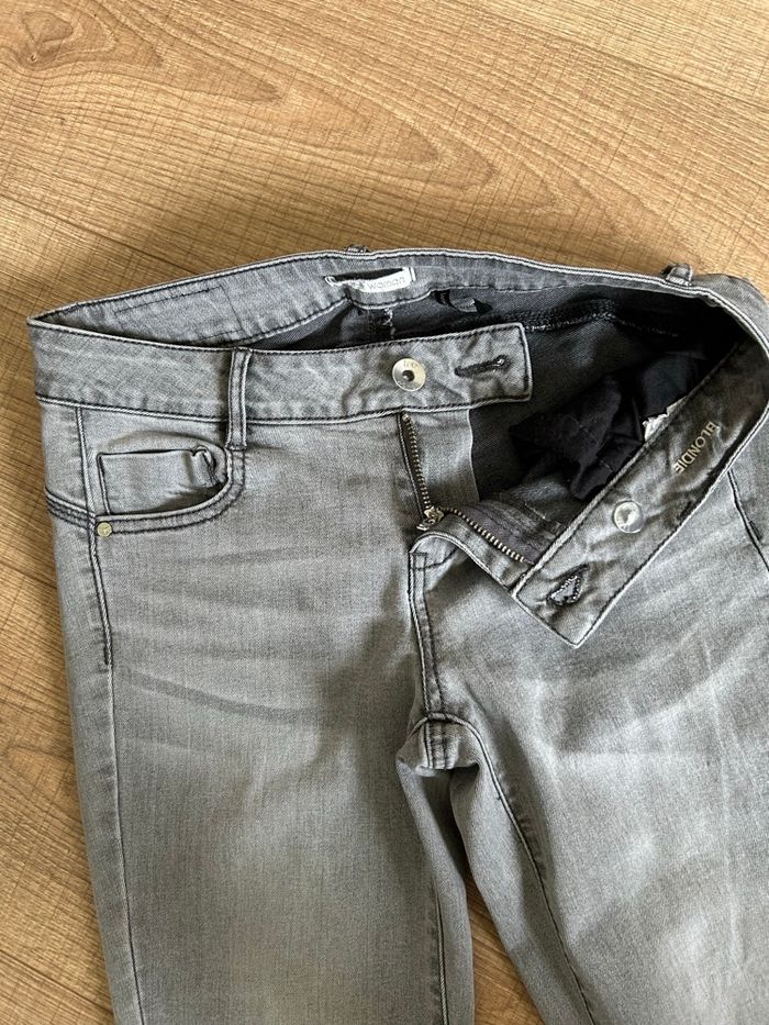 Jean skinny gris LPB Woman taille 36 excellent état - photo numéro 9