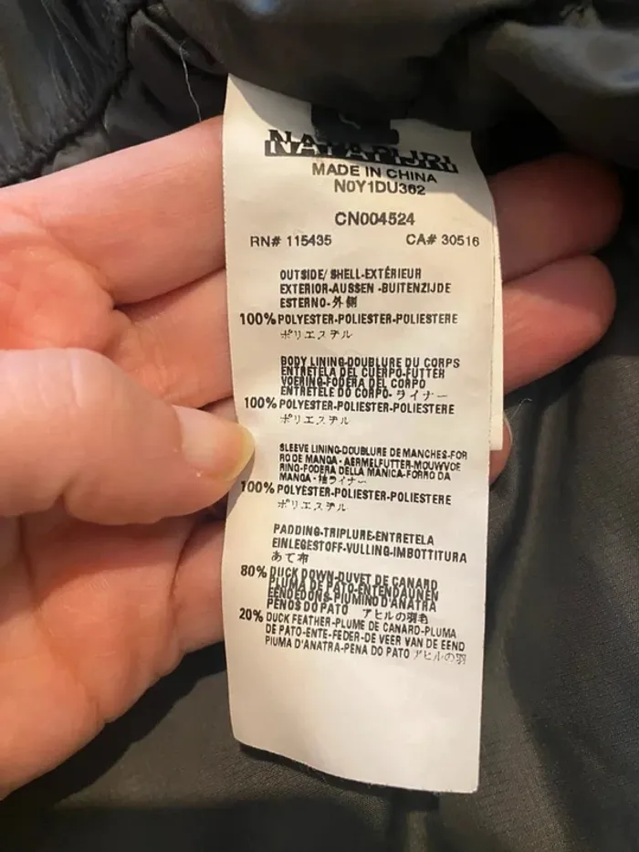 Parka bleu marine taille S Napapijri - photo numéro 7