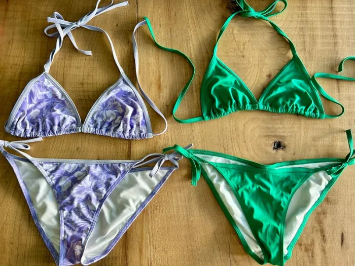 2 bikinis femme S