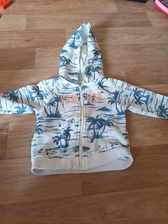 Sweat zippé 6 mois